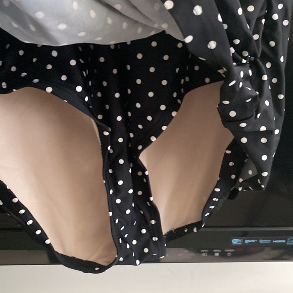 Merona Polka Dotted Swimsuit - Picture 3 of 7